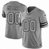 Nike Falcons Customized 2019 Gray Gridiron Gray Vapor Untouchable Limited Jersey,baseball caps,new era cap wholesale,wholesale hats